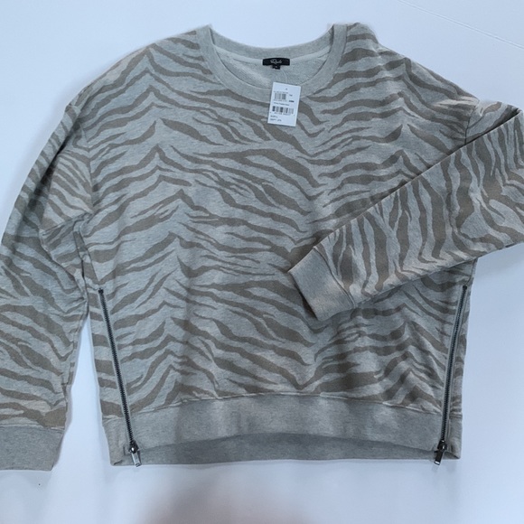 Rails Flocked Zebra Pullover - Picture 2 of 5